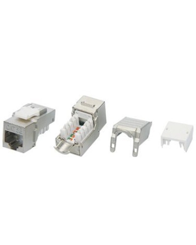 KJ9-8P8C-C5e-90-SH-F-WH. Вставка Keystone Jack RJ-45. Hyperline в Ярославле