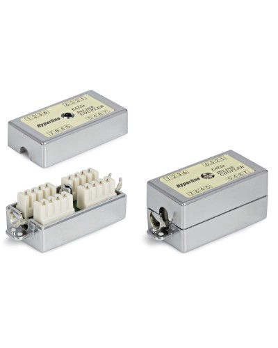 CA-IDC-C5e-SH-F-WH. Проходной адаптер экранированный. Hyperline в Ярославле