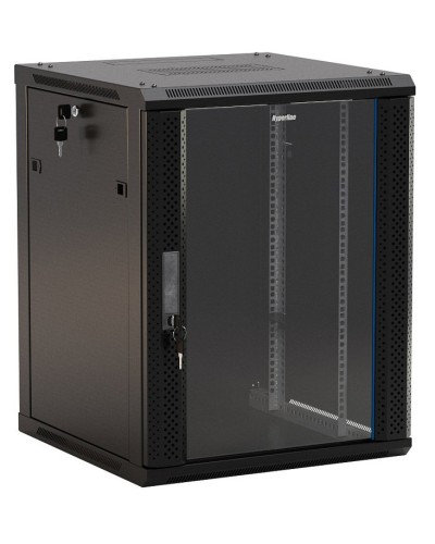 TWB-0966-GP-RAL9004. Шкаф телекоммуникационный 19 настенный 9U. Hyperline в Ярославле