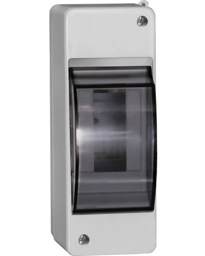 Корпус пластиковый КМПн 2/2 IP30 белый KREPTA 3 (MKP42-N-02-30-20). Щиток модульный с прозрачной дверцей, настенный. IEK в Ярославле