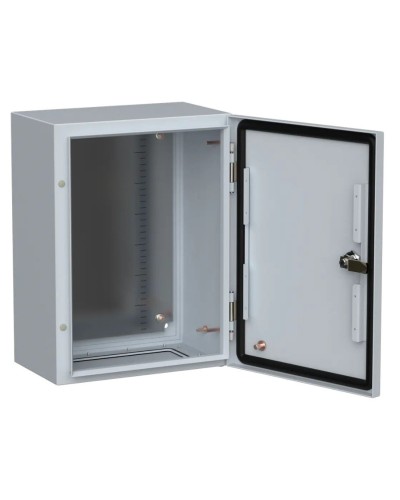 ЩМП-40.30.20 УХЛ1 IP66 400x300x200 TITAN 5 (TI5-10-N-040-030-020-66). Шкаф металлический с монтажной платой. IEK в Ярославле