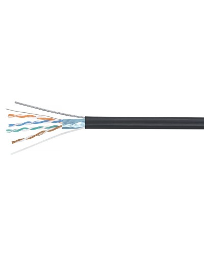 GENERICA F/UTP кат. 5E 100МГц 4 пары LDPE OUTDOOR трос 1,2мм черный (BC3-C5E04-359-305-G). Кабель «витая пара» (LAN) для структурированных систем связи. IEK в Ярославле