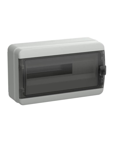 Корпус пластиковый КМПн-18 IP65 TEKFOR (TF5-KP72-N-18-65-K03-K02). Корпус модульный пластиковый черная прозрачная дверь. IEK в Ярославле