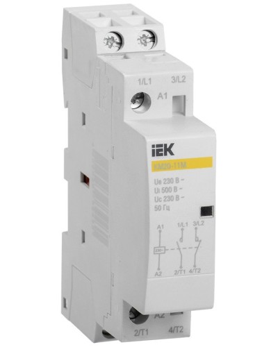 Контактор модульный КМ20-11M AC (MKK11-20-11). Контактор модульный. IEK в Ярославле