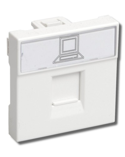 РКИ-20-00-П RJ-45 UTP белая (CKK-40D-RI2-K01). Розетка информационная 2 модуля ПРАЙМЕР. IEK в Ярославле