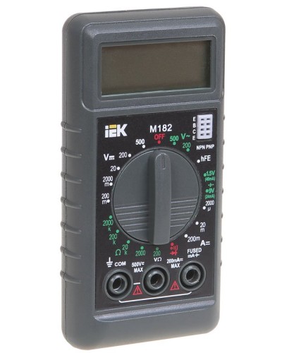 Мультиметр цифровой Compact M182 (TMD-1S-182). Мультиметр цифровой. IEK в Ярославле