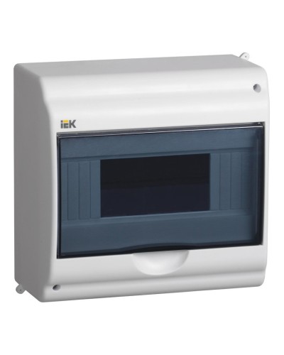 Корпус пластиковый КМПн 2/9-1 IP31 белый KREPTA 3 (MKP42-N-09-31-01). Щиток модульный с прозрачной дверцей, настенный. IEK в Ярославле