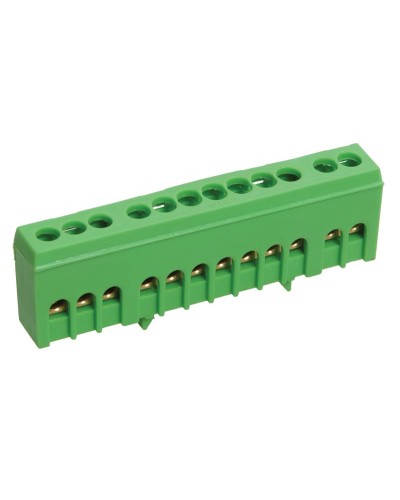 Шина PE земля ШНИ-6х9-10-К-З (YNN10-69-10KD-K06). Шина в корпусном изоляторе на DIN-рейку. IEK в Ярославле