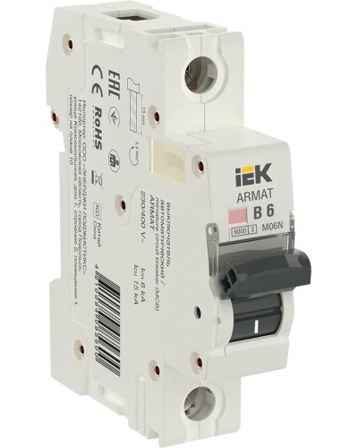 M06N 1P B 6А 6кА ARMAT (AR-M06N-1-B006). Автоматический выключатель. IEK в Ярославле