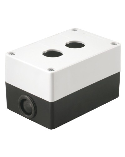 Корпус КП102 для кнопок 2 места белый (BKP10-2-K01). Корпус для кнопочных постов. IEK в Ярославле