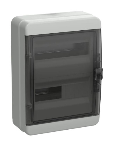 Корпус пластиковый КМПн-24 IP65 TEKFOR (TF5-KP72-N-24-65-K03-K02). Корпус модульный пластиковый черная прозрачная дверь. IEK в Ярославле