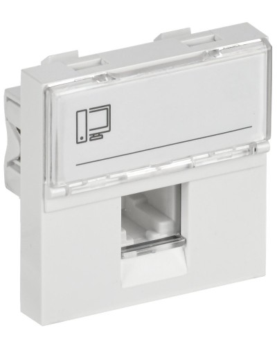 Розетка RJ45 кат.6 PRIMER РКИ-20-00-П-6 белый IEK (PR-KK40D-RI-0-2-1C06U-K01). Розетка RJ-45. IEK в Ярославле