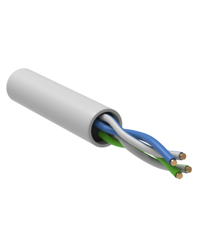 GENERICA U/UTP кат. 5E 24AWG 2 пары LSZH INDOOR белый (BC1-C5E02-128-305-G). Кабель «витая пара» (LAN) для структурированных систем связи. IEK в Ярославле