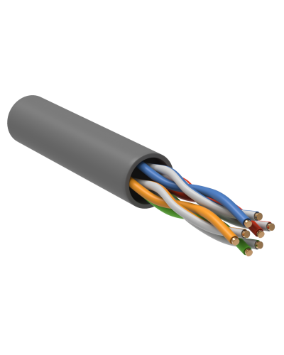 GENERICA U/UTP кат.5E 24AWG 4 пары LSZH серый (BC1-C5E04-121-305-R-G). Кабель «витая пара» (LAN) для структурированных систем связи. IEK в Ярославле