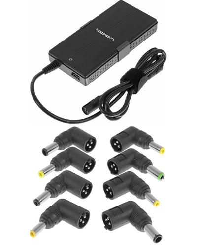 Блок питания Ippon S65U автоматический 65W 15V-19.5V 11-connectors 3.5A 1xUSB 2.1A, LED индикатор (651781). Блок питания. Ippon в Ярославле