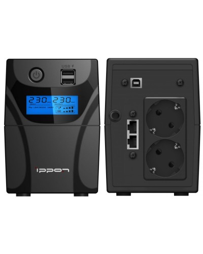 Ippon Back Power Pro II 650 Euro (1005511). Источник бесперебойного питания. Ippon в Ярославле