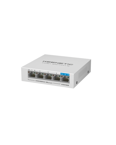 Keenetic KN-4610 (L2) 5х1Гбит/с 4PoE+ 60W. Коммутатор с PoE. KEENETIC в Ярославле