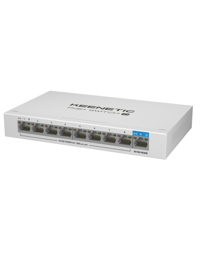 Keenetic KN-4710 (L2) 9х1Гбит/с 8PoE+ 120W. Коммутатор с PoE. KEENETIC в Ярославле