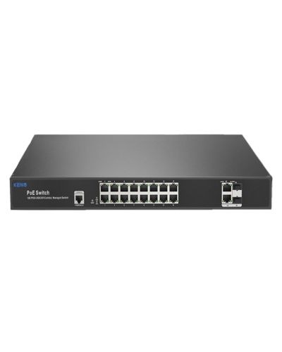 KN-SW1602SFP/M2. Коммутатор с питанием по PoE. KENO в Ярославле