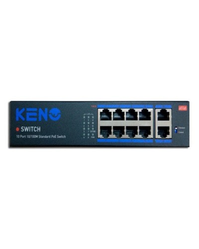 KN-SW802POE+. Коммутатор с питанием по PoE. KENO в Ярославле