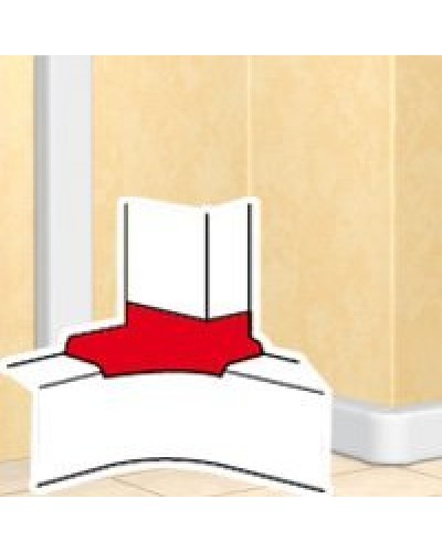 Отвод угловой для короба DLP 35х80/105, 50х80/150 (010763): Отвод угловой в Ярославле