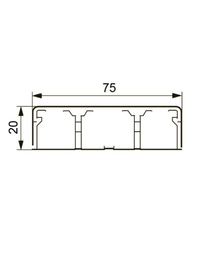 Короб DLPlus 75х20 (030033): Кабель-канал в Ярославле
