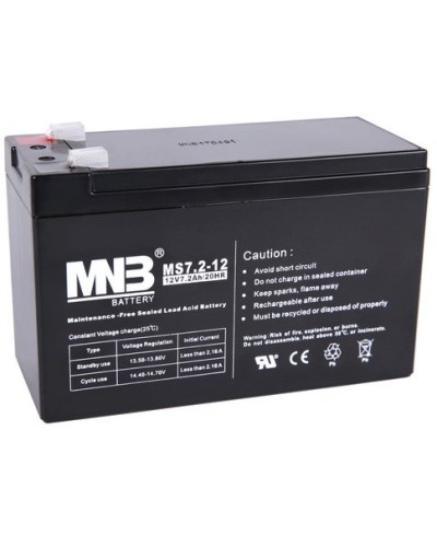 MNB MS 7.2-12. Аккумулятор герметичный свинцово-кислотный. MNB в Ярославле