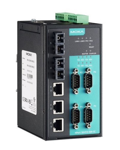 NPort S8455I-SS-SC. 4-портовый преобразователь. MOXA в Ярославле