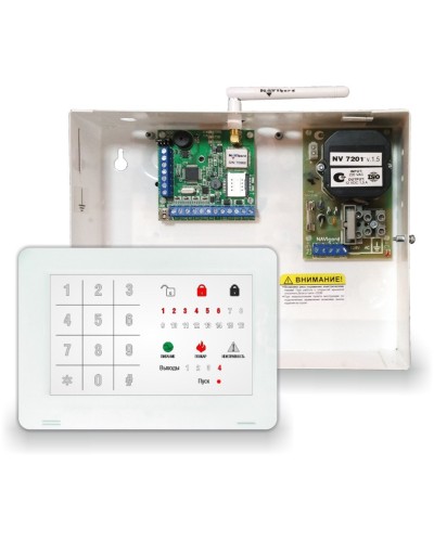 NV 1010c/8524. Устройство оконечное объектовое приемно-контрольное c GSM коммуникатором. NAVIgard в Ярославле