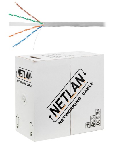 U/UTP 4pair, Cat6, Solid, In, PVC (EC-UU004-6-PVC-GY). Кабель «витая пара» (LAN) для структурированных систем связи. NETLAN в Ярославле
