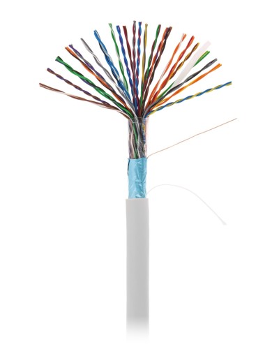 F/UTP 25pair, Cat5, In, PVC (EC-UF025-5-PVC-GY-3). Кабель «витая пара» (LAN) для структурированных систем связи. NETLAN в Ярославле