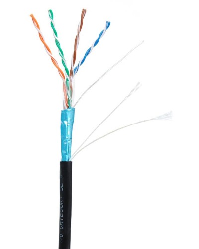 F/UTP 4pair, Cat5e, Out, PE (EC-UF004-5E-PE-BK-1). Кабель «витая пара» (LAN) для структурированных систем связи. NETLAN в Ярославле