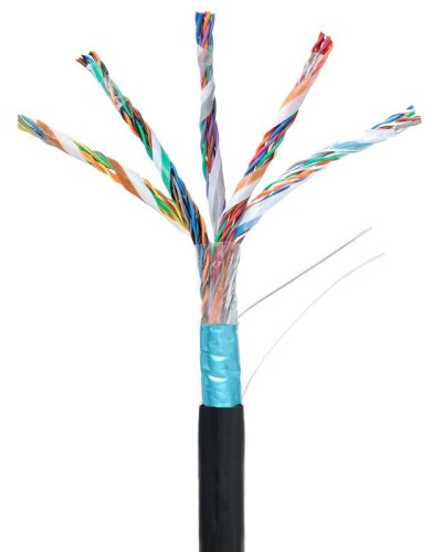 F/UTP 25pair, Cat5, Out, PE (EC-UF025-5-PE-BK-3). Кабель «витая пара» (LAN) для структурированных систем связи. NETLAN в Ярославле