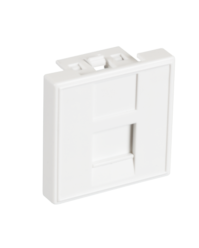 EC-IMF-1-WT-10 (10шт). Вставка 45x45 (Mosaic) для 1 модуля Keystone Jack. NETLAN в Ярославле