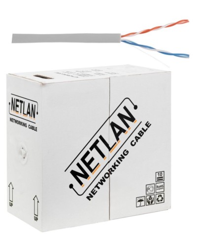 U/UTP 2pair, Cat5, In, PVC, CCA (CCA-UU002-5-PVC-GY) . Кабель «витая пара» (LAN) для структурированных систем связи. NETLAN в Ярославле
