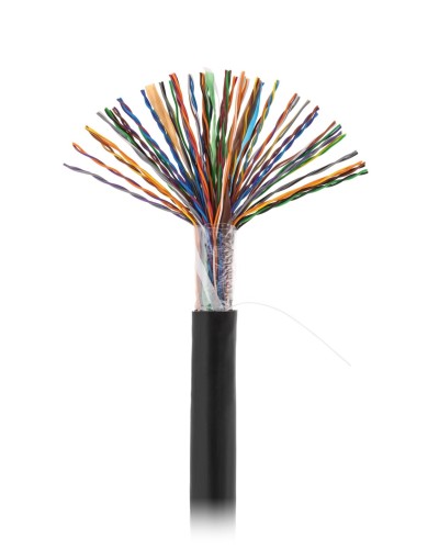 U/UTP 50pair, Cat5, Out, PE (EC-UU050-5-PE-BK-3). Кабель «витая пара» (LAN) для структурированных систем связи. NETLAN в Ярославле