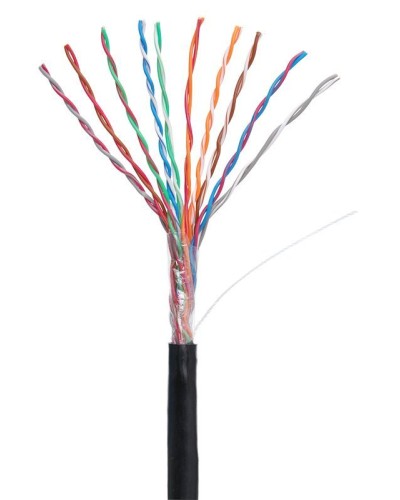 U/UTP 10pair, Cat5, Out, PE (EC-UU010-5-PE-BK-3). Кабель «витая пара» (LAN) для структурированных систем связи. NETLAN в Ярославле