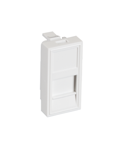 EC-IMH-1-WT-10 (10шт). Вставка 45x45 (Mosaic) для 1 модуля Keystone Jack. NETLAN в Ярославле