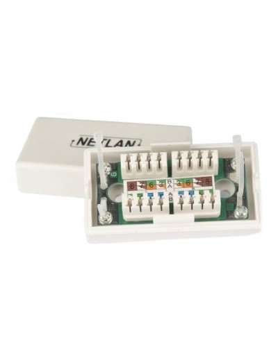 EC-UCB-IDC-UD2-WT-10 (10 шт). Проходной соединитель. NETLAN в Ярославле