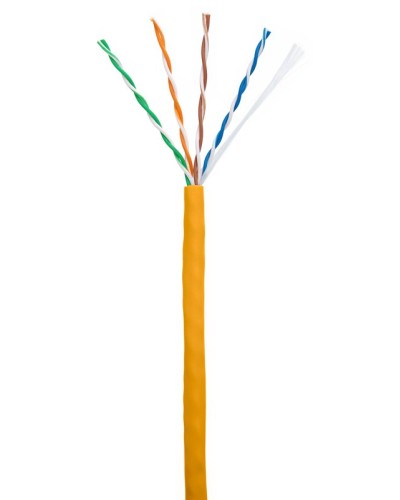 U/UTP 4pair, Cat5e, In, LSZH (EC-UU004-5E-LSZH-OR-1). Кабель «витая пара» (LAN) для структурированных систем связи. NETLAN в Ярославле