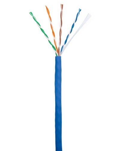 U/UTP 4pair, Cat5e, In, PVC (EC-UU004-5E-PVC-BL). Кабель «витая пара» (LAN) для структурированных систем связи. NETLAN в Ярославле