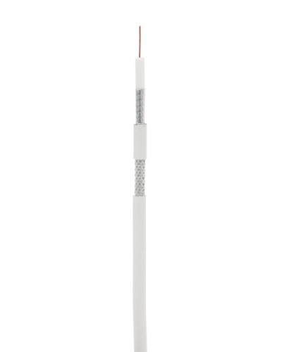 RG-6 CCS, In, PVC (UEC-C2-32123A-WT-3). Кабель коаксиальный омедненный. NETLAN в Ярославле