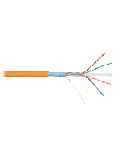 F/UTP 4pair, Cat6, Solid, In, PVC (NKL 9240C-OR). Кабель «витая пара» (LAN) для структурированных систем связи. NIKOLAN в Ярославле