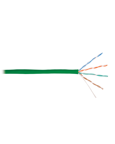 U/UTP 4pair, Cat5e, Solid, In, PVC (NMC 4100A-GN). Кабель «витая пара» (LAN) для структурированных систем связи. NIKOMAX в Ярославле