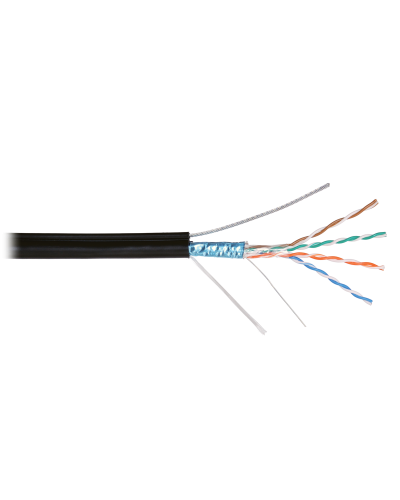 F/UTP 4pair, Cat5e, Solid, Out, SW, PVC (NMC 4905B-BK). Кабель «витая пара» (LAN) для структурированных систем связи. NIKOMAX в Ярославле