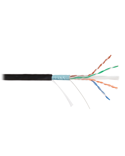 F/UTP 4pair, Cat6a, Solid, In/Out, нг(А)-HF (NMC 4255C-BK). Кабель «витая пара» (LAN) для структурированных систем связи. NIKOMAX в Ярославле