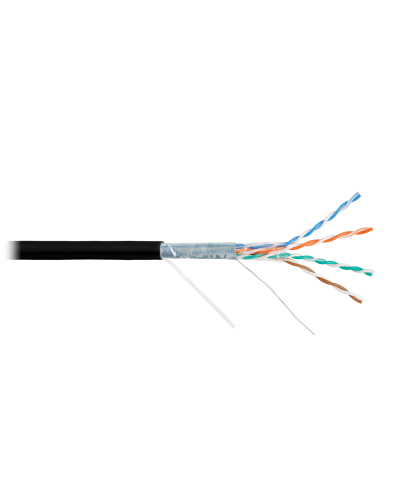F/UTP 4pair, Cat5e, Solid, Out, PVC (NMC 9200B-BK). Кабель «витая пара» (LAN) для структурированных систем связи. NIKOMAX в Ярославле