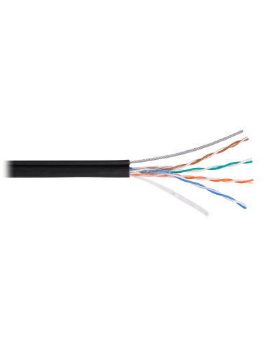 U/UTP 4pair, Cat5e, Solid, Out, SW, PVC (NMC 4805B-BK). Кабель «витая пара» (LAN) для структурированных систем связи. NIKOMAX в Ярославле