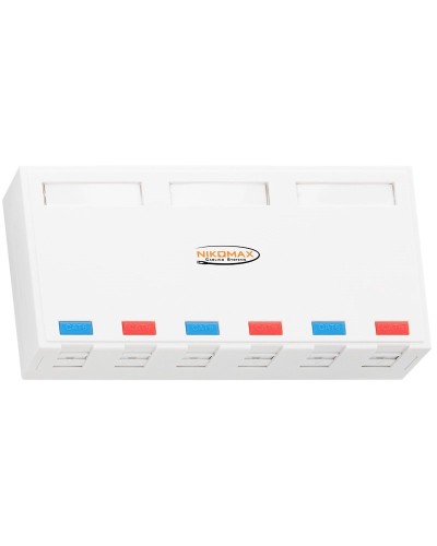 NMC-MB6P-ST-WT. Корпус настенной розетки. NIKOMAX в Ярославле