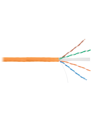 U/UTP 4pair, Cat6a, Solid, In, нг(А)-HF (NMC 4155C-OR). Кабель «витая пара» (LAN) для структурированных систем связи. NIKOMAX в Ярославле